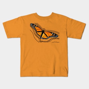 Monarch On The Move Kids T-Shirt